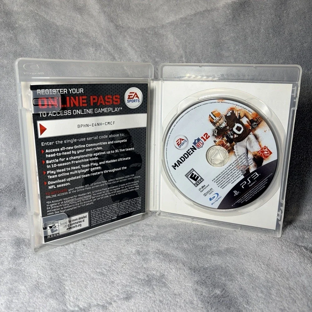 PS3 Sports games lot of 5 (MADDEN, NHL, NBA, PGA TOUR)-PREOWNED